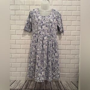 LANDS END women short sleeve dress/size M
